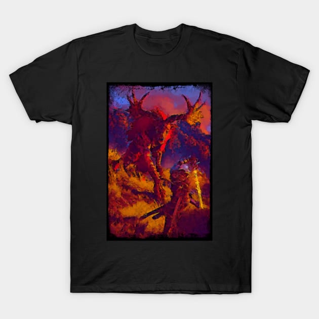 Be Fierce Be Fearless III - Fantasy T-Shirt by Fenay-Designs